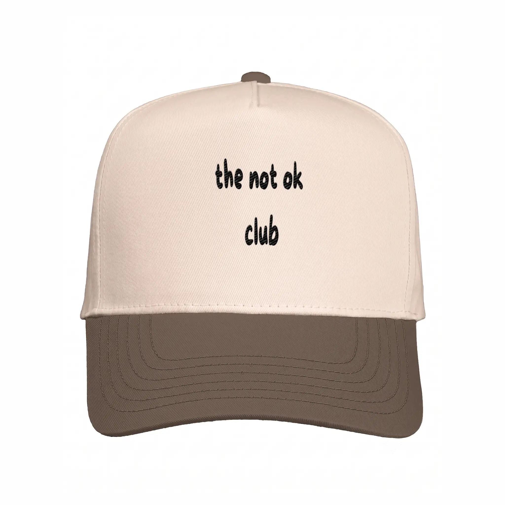Five Panel Two Tone Cap