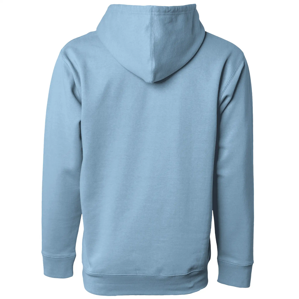 the patch hoolie - blue aqua