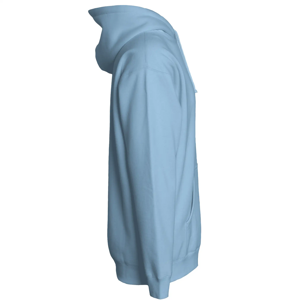 the patch hoolie - blue aqua